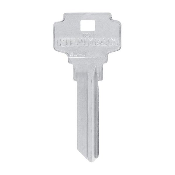 Hillman Hillman 5007112 House Universal Key Blank; 2028 SC4D Single Sided - Pack of 4 5007112